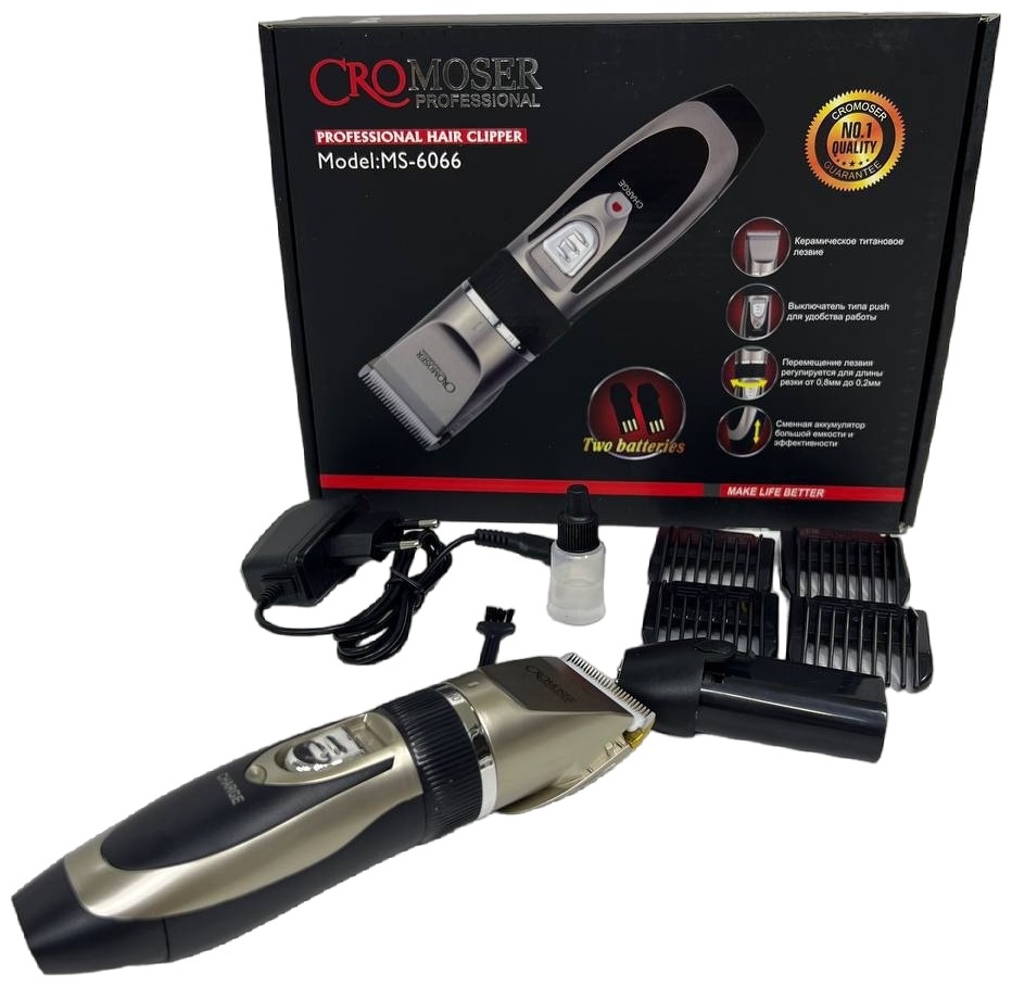 CROMOSER триммер MS-6066 черный