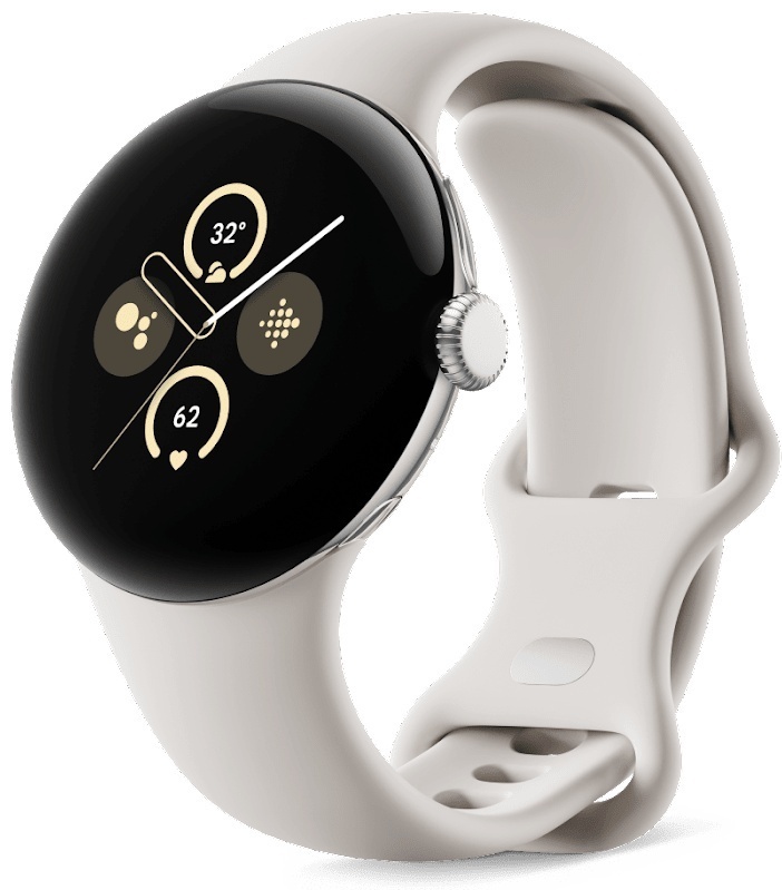 Купить Смарт-часы Google Pixel Watch 2 41 мм серебристый-бежевый в ...