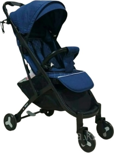 Коляска прогулочная Baby Grace S600, темно-синий