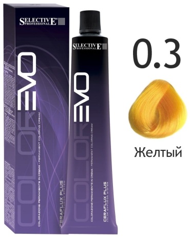 Selective Professional Colorevo 03 желтый крем-краска 100 мл