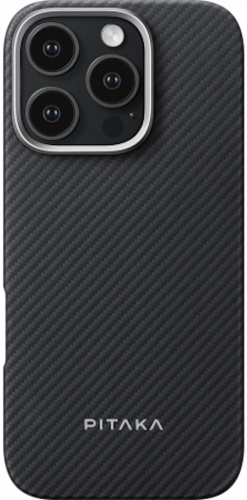 Чехол Pitaka для Apple iPhone 16 Pro Max черный