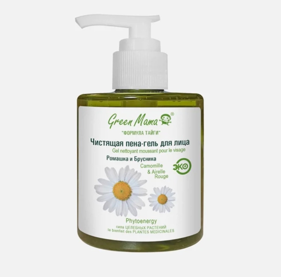 Green Mama Ромашка и брусника гель-пенка 300 мл