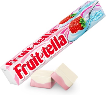 Конфеты жевательные Fruit-tella клубника 41 г