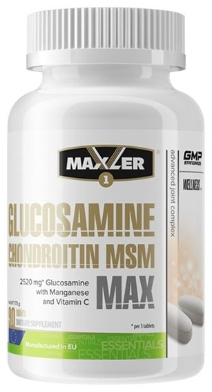 Купить Maxler Glucosamine Chondroitin MSM Max 90 таблеток в кредит в ...