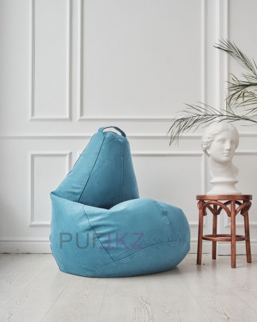 Кресло-мешок Beless 2XL/150X100SAN, чехол велюр, голубой