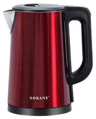 Электрочайник SOKANY SK-SH-1088 бордовый