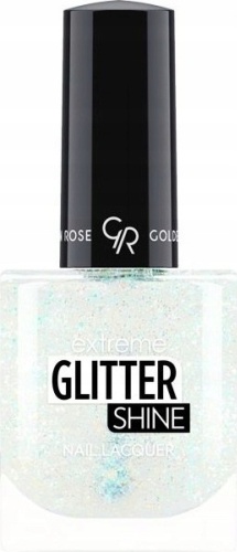 GOLDEN ROSE лак Extreme Glitter Shine 203 белый 10.2 мл