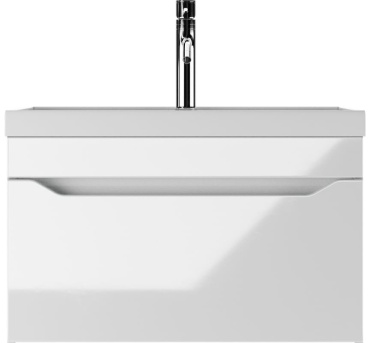 Тумба с раковиной Домино DA5903T, 79.2x40x44.5 см, белый