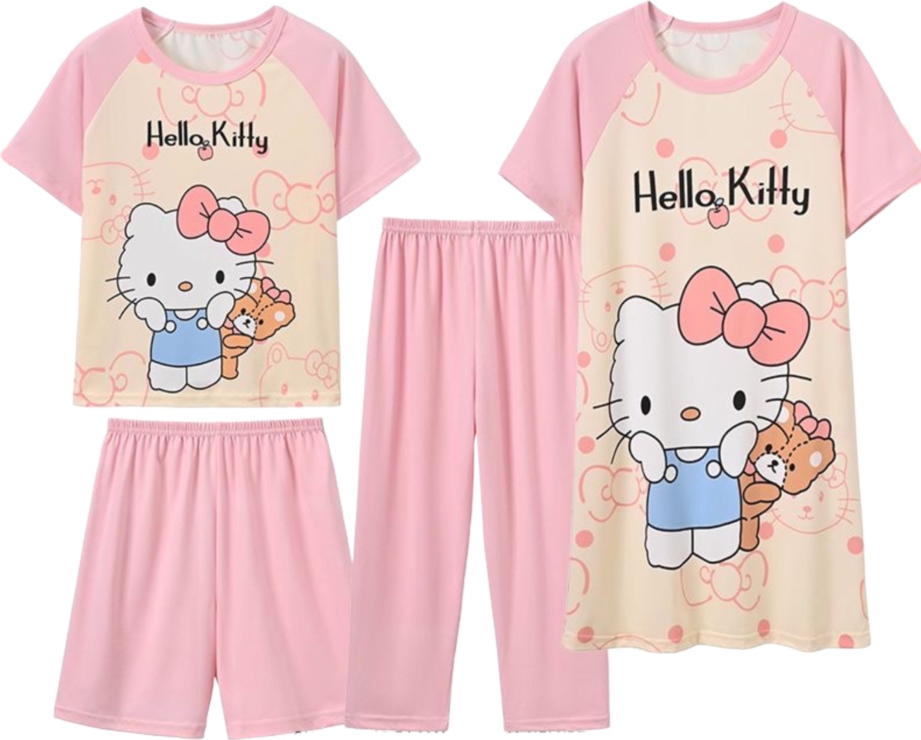 Пижама Hello Kitty розовый