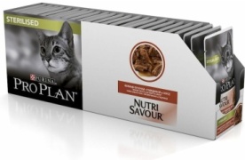 Pro Plan Adult Sterilised  кусочки в соусе говядина 85 г 26 шт