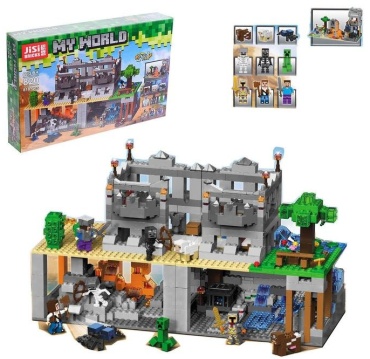 Конструктор Jisi Bricks Мой мир «Крепость», 2 варианта сборки 4409970, деталей 818 шт