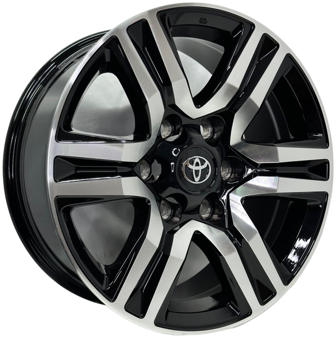 Yixing 718WW 7.5x17/6x139.7 D106.1 ET25 4 диска черный, серебристый