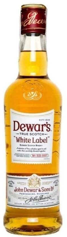 Виски Dewar`s White Label купажированный 40% 1 л