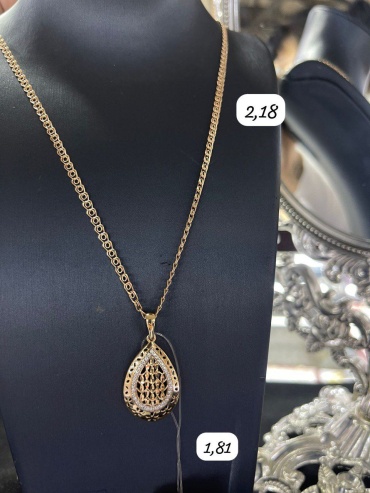 DARI GOLD 3457742 длина 55 см, вес 3.99 г золото, плетение бисмарк