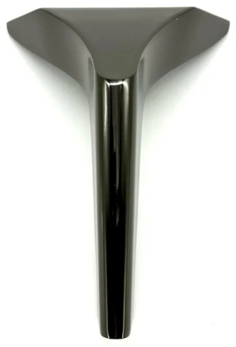 Ножка DivanMaster.Kz LX3520BN160AA02, 1 шт, сталь, черный
