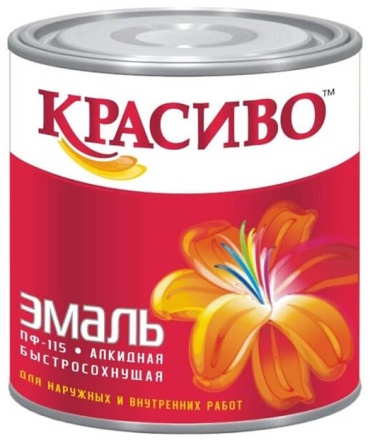 Красиво эмаль глянцевая ПФ-115 2.7 кг, тон бирюзовый
