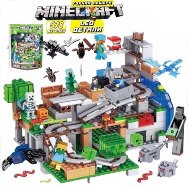 Конструктор RAMEDY Minecraft LUCHIQ 6003, деталей 578 шт