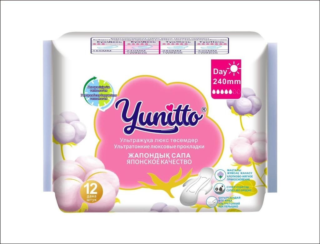 Yunitto прокладки Day 12 шт