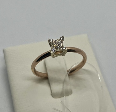 Zhanar Gold 546788 размер 18 вес 0.86 г золото, фианит