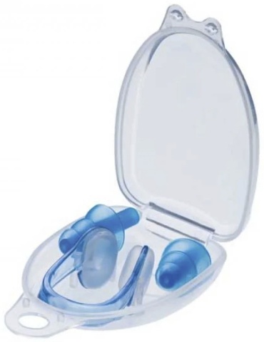 Cressi  комплект беруши-зажим Ear plugs/DF2001/one size, blue