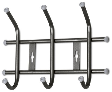 Nika Вешалка настенная металл, 21.5x8.5 см, ВНТ3/Ч