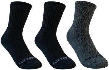 Носки Decathlon 8640166 черный, серый 27