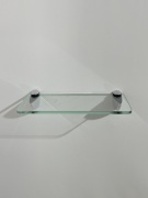 Полка 129550, 12х30x1 см, прозрачный