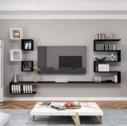 Полка pu017, 190х17x130 см, черный