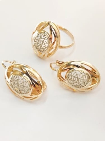 Cristal Art-01 вес 3 г золото, без вставок