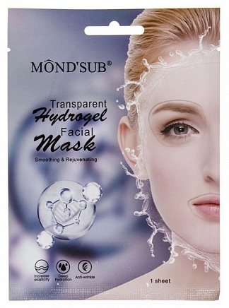 Маска для лица Mond'Sub гидрогелевая Transparent Hydrogel 1 шт