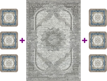 Ковер Basaran 150x230 см, короткий ворс, Турция