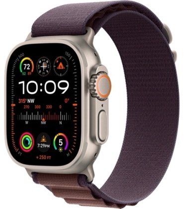 Apple Watch Ultra Series 2 GPS + 5G Alpine Loop L 49 мм серебристый-фиолетовый