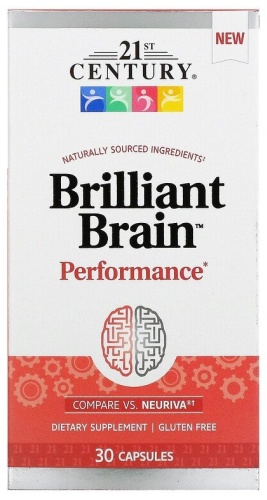 21st Century Brilliant Brain Performance 30 капсул