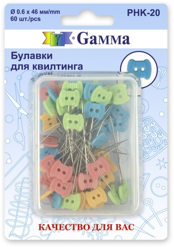 Иглы швейные GAMMA 60 шт