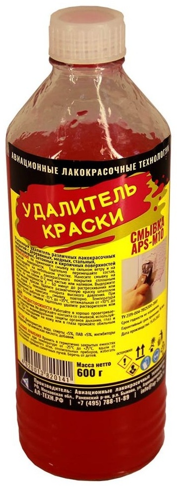 Купить Очиститель Смывка старой краски APS-M10 бесцветный 0.6 л в ...
