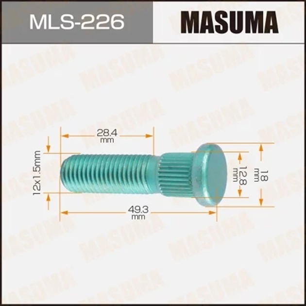 MASUMA шпилька колесная MLS-226