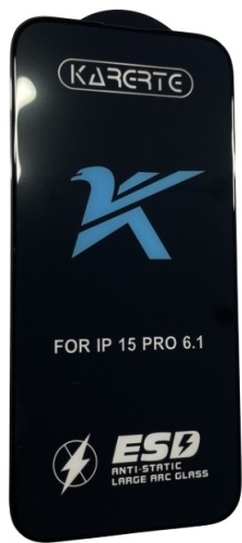 Стекло KARERTE для Apple iPhone 15 Pro KARERTE черный