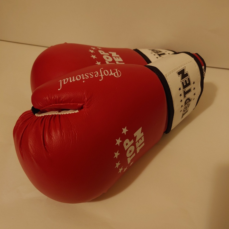 Купить Боксерские перчатки TOP TEN Boxing gloves 3767 12 oz красный в ...