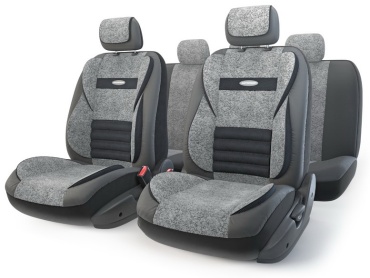 AUTOPROFI чехлы универсальные Multi Comfort MLT-1105GV BK/D.GY черный, серый