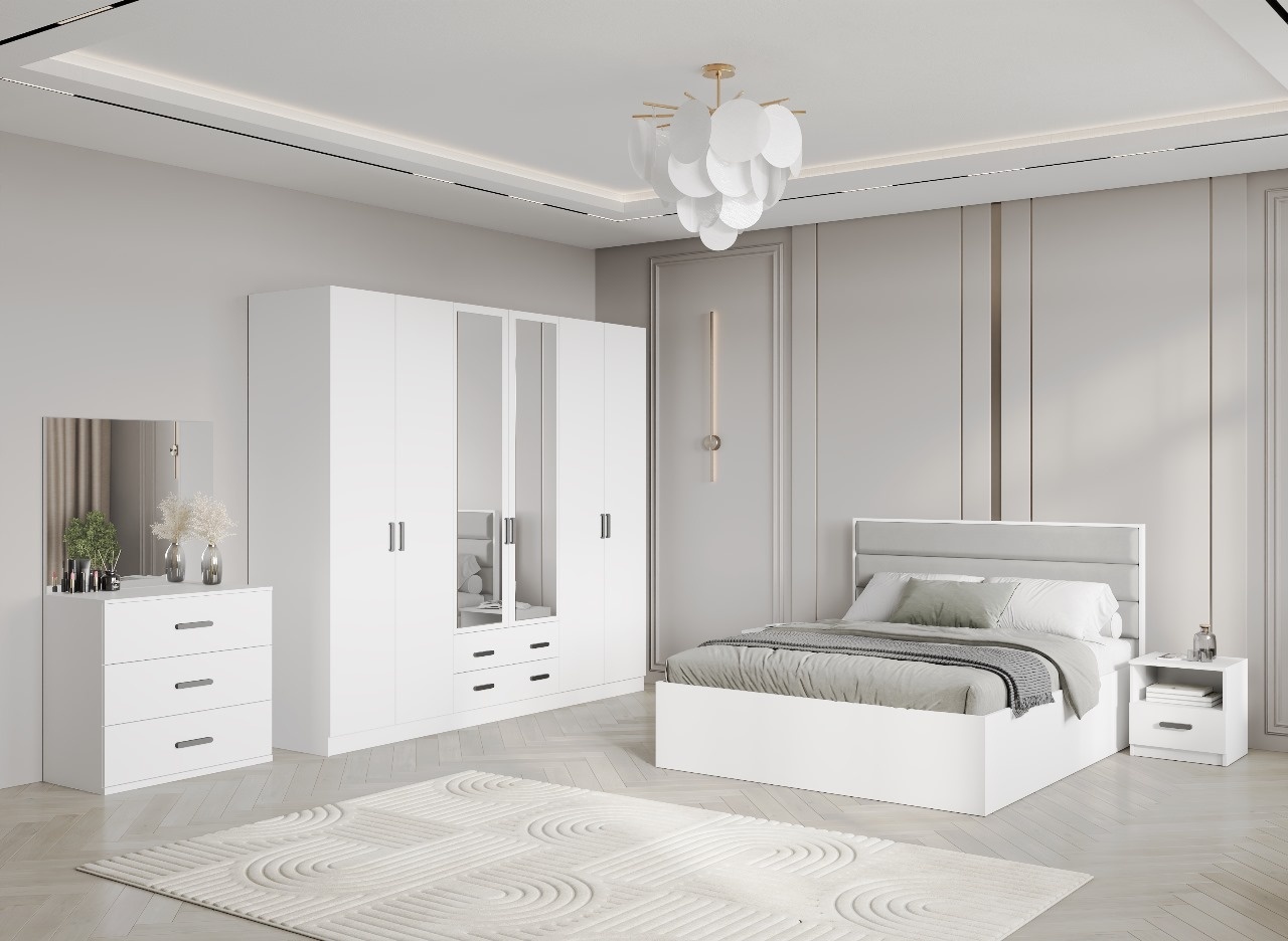 Гарнитур AsiaBrand Луна 6Д, предметов в наборе 6 шт, кровать 160x200 см
