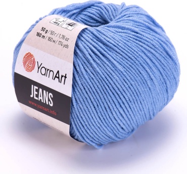 Моток YarnArt Jeans 15 синий 50 г