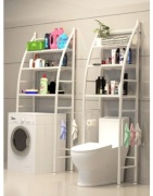 Стеллаж над стиральной машиной , 65x25x160 см, белый