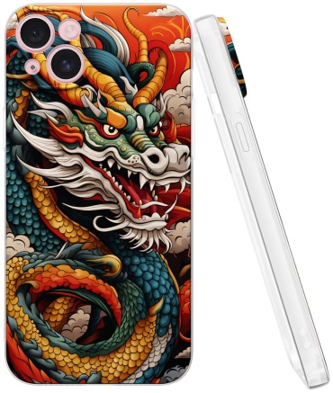 Чехол Mcover для Apple iPhone 15 Plus рисунок
