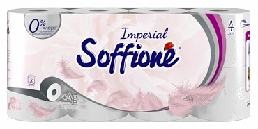 Туалетная бумага Soffione Imperial 8 шт