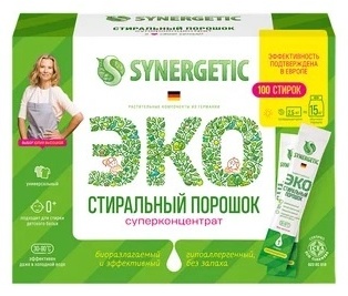 Купить Стиральный порошок Synergetic Эко Суперконцентрат 2 кг в Алматы ...
