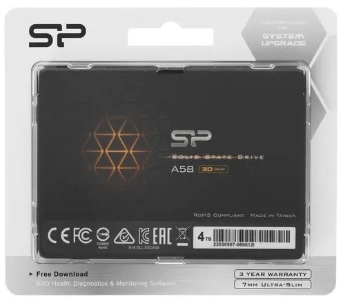 SSD Silicon Power A58 SP004TBSS3A58A25 4000 Гб