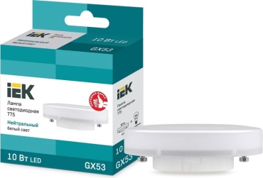 IEK 10W GX53, светодиодная, нейтральный белый