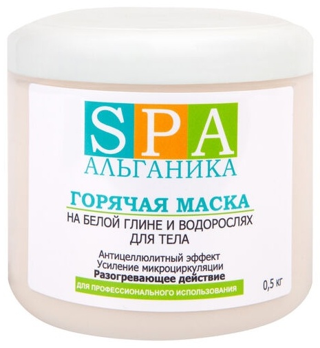 SPA Альганика Горячая на белой глине и водорослях маска 500 мл