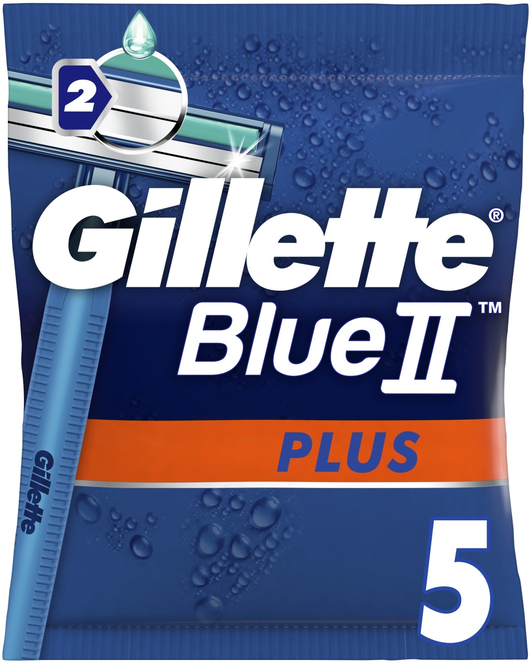 Gillette Blue 2 Plus бритвенный станок 5 шт