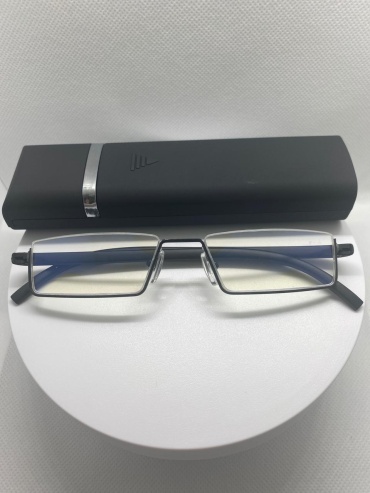 Elite Optical N.K.Karl для компьютера Готовые очки для компьютера с футляром (7130) и салфеткой (стильные очки) черный +2